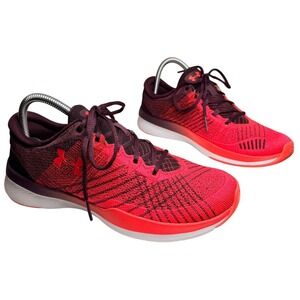 Under Armour Threadborne Push TR Womens Running Training Shoes Pink Red Sz 8